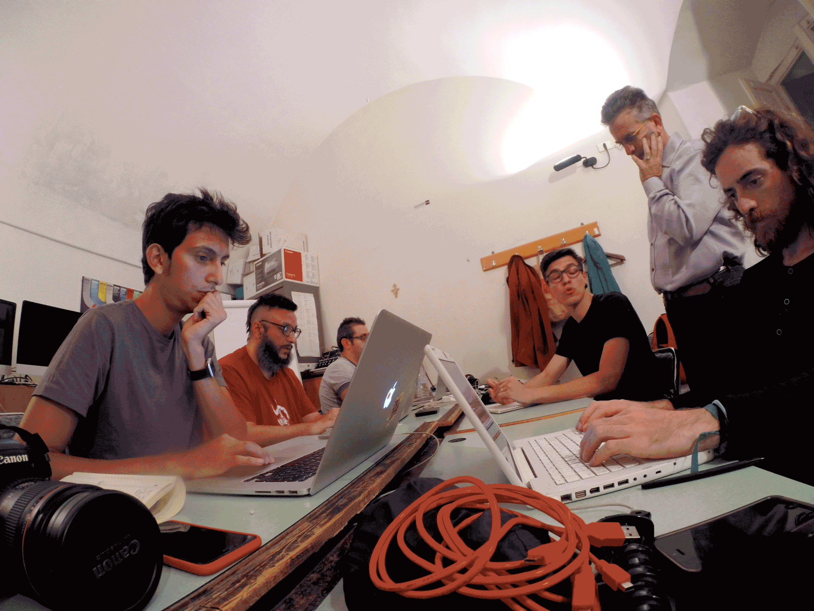Conservatorio E. Duni, ultimi giorni... Da sinistra a destra: Tommaso Cappelletti, Salvatore Iaconesi, Marcello Laquale, Antonio COlangelo, Fabrizio Festa, Guglielmo Torelli
